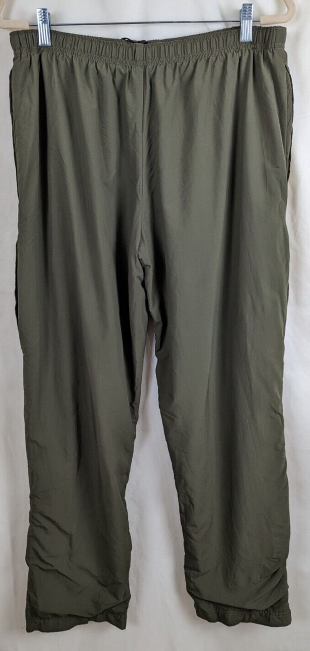 New Balance USMC Marines Men's Long Track Pants Size Medium Olive Green Lined